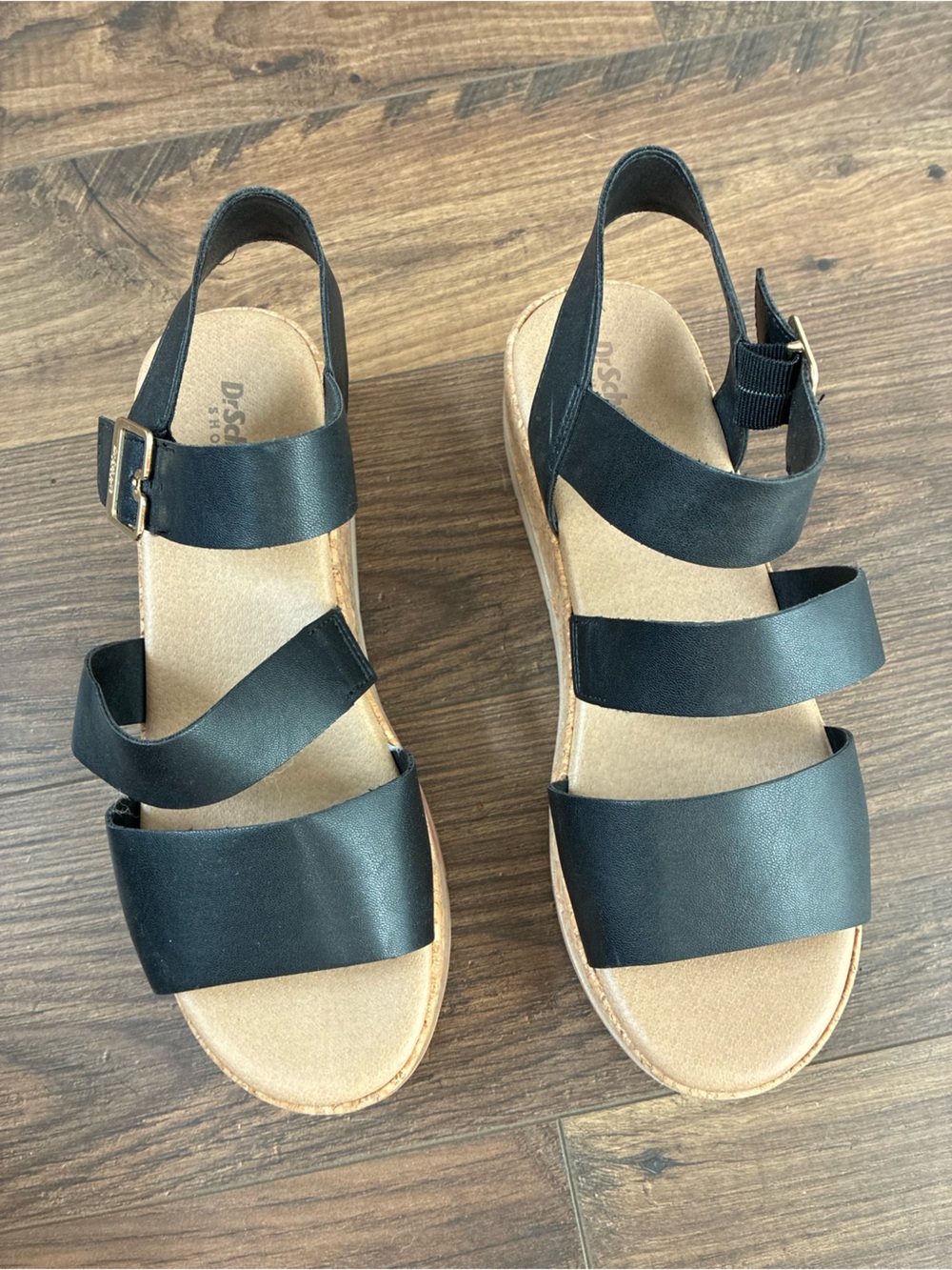 Dr. Scholl’s Black Strappy Women's Sandals - Comfortable Everyday Style